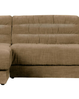 BePureHome Loungebank Date Vintage-stof – Bruin