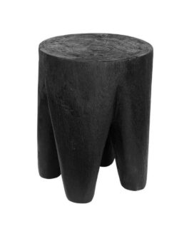 MUST Living Krukje/Bijzettafel ‘Tooth’ Suarhout, kleur Zwart