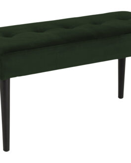 Bendt Halbankje ‘Kiara’ Velvet, kleur Forest Green