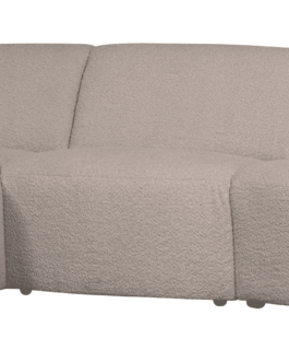 WOOOD 3-zits Loungebank Coco Links, Bouclé