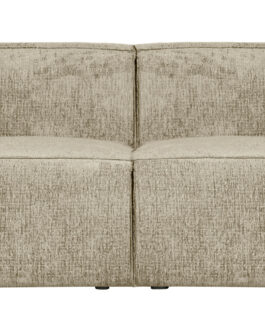 WOOOD 3,5-zits Bank Bean Structure Velvet – Buttermilk