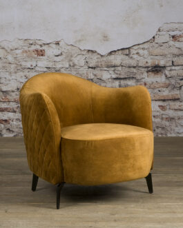 Tower Living Fauteuil ‘Bondo’, kleur Goud