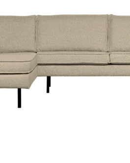BePureHome Hoekbank Rodeo Bouclé – Beige