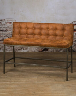 Tower Living Barbank ‘Vasco’ 110cm, kleur Cognac (zithoogte 67cm)